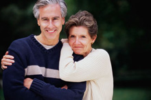 stock photo of older couple